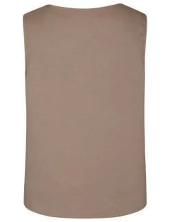 Neo Noir Scotta Dull Sateen Top - Sand