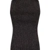 Neo Noir Talia Glitter Knit Top - Sort
