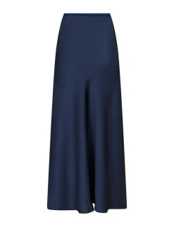 Neo Noir Vicky Heavy Sateen Nederdel - Mørkeblå