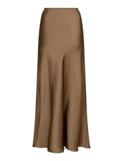 Neo Noir Vicky Heavy Sateen Nederdel - Bronze