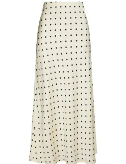 Neo Noir Viso Dot Nederdel - Creme