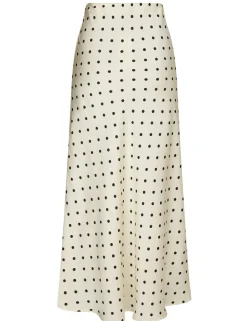Neo Noir Viso Dot Nederdel - Creme