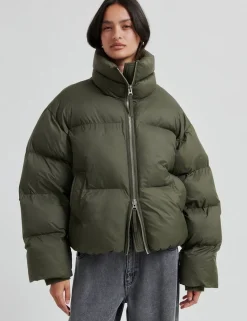 Second Female Riya Puffer Jakke - Army