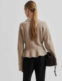 Second Female Selana Strik Pullover - Camel