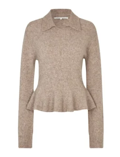 Second Female Selana Strik Pullover - Camel