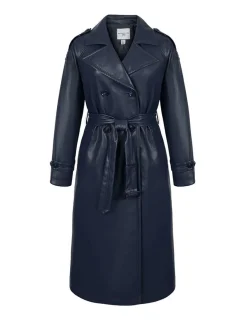 UrbanCode BJ19934 Trenchcoat - Mørkeblå